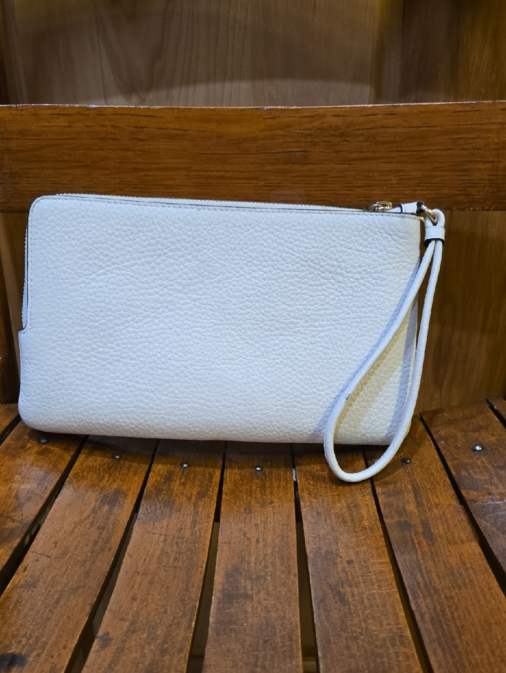 Coach Floral Double Zip Wristlet - Picture 2 of 7